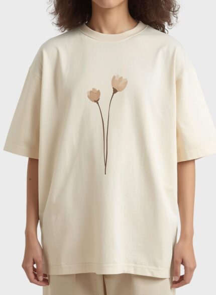 Graphic Tee Beige